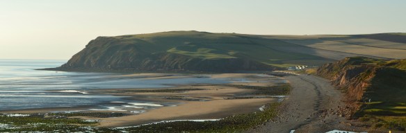 St. Bees Head. Campsite is just out of view on the right about a third the way down the photo.
