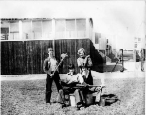 Duane 'Butter wouldn't melt!' Pete, Jonathon, Miles.